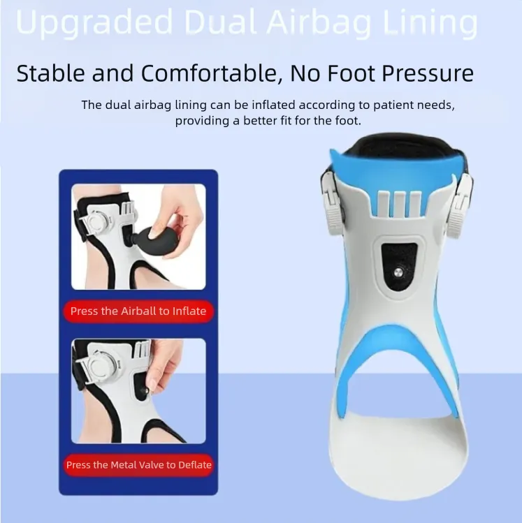 Foot drooping and inversion orthosis